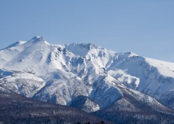 Breathtaking snow-covered landscapes in Kamikawa, Hokkaido, Japan.