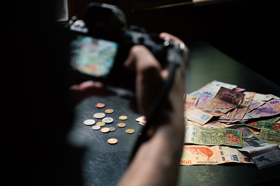 Pesos philippins et guide de voyage posés sur une carte des Philippines