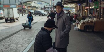 Daily life in Seoul's vibrant street market showcasing local culture.